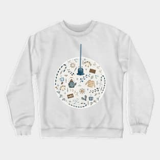 Christmas ornament Scandinavian Crewneck Sweatshirt